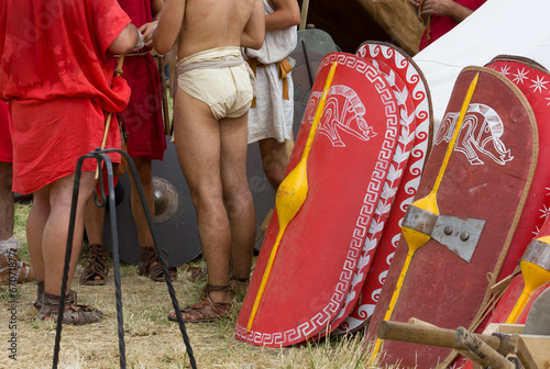 In a Roman Encampment