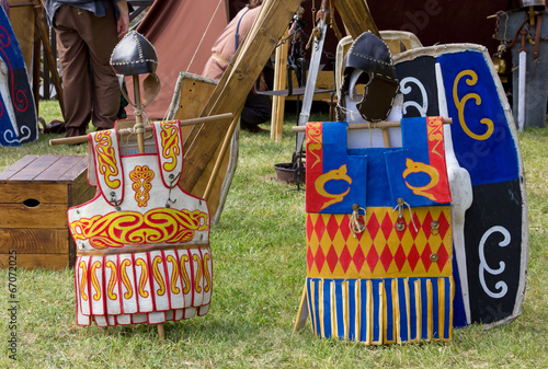Photos War Equipment in an Ancient Celtic Encampment