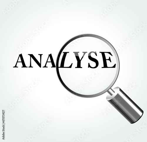 Vector analyse concept illustration