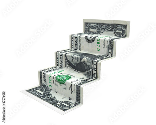 Staircase Money Origami