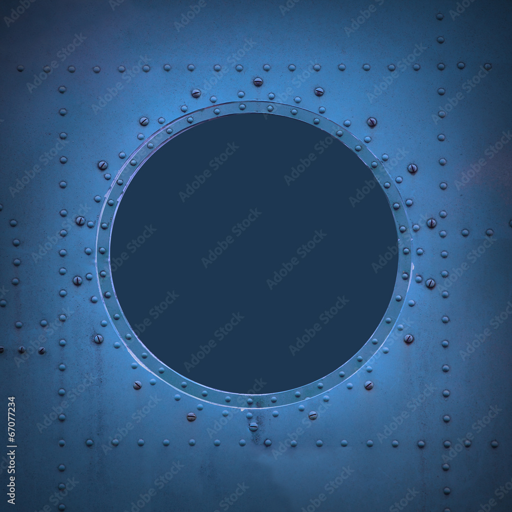 Submarine window with space for your text or picture. Submarine window with space for your text or picture.