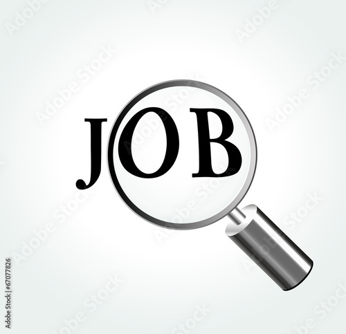 Vector job concept illustration