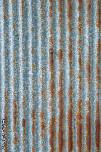 Old Texture and rusty zinc fence