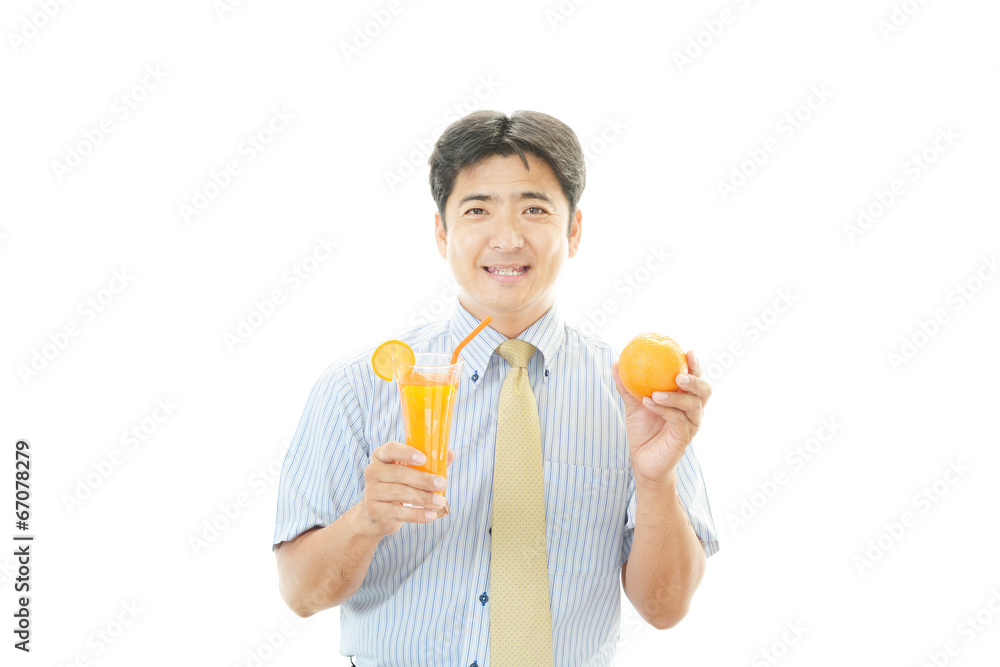 笑顔の男性 笑顔の男性