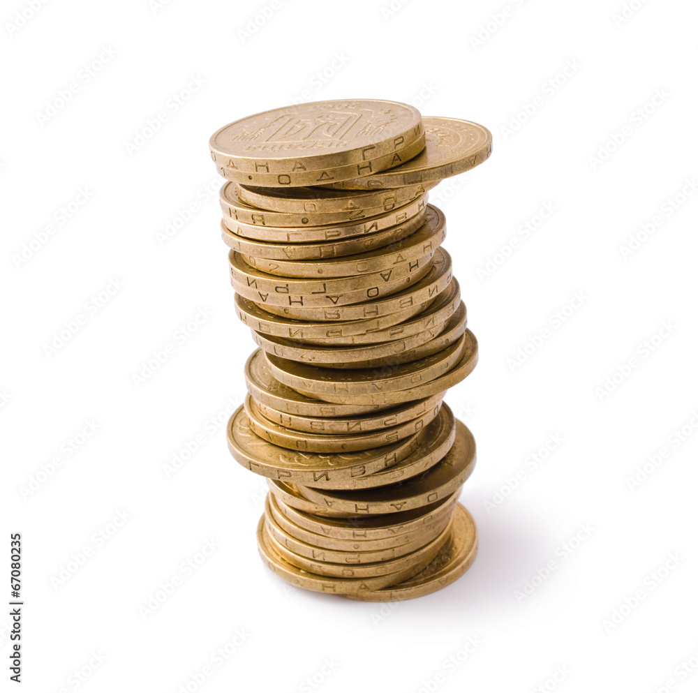 stack of coins