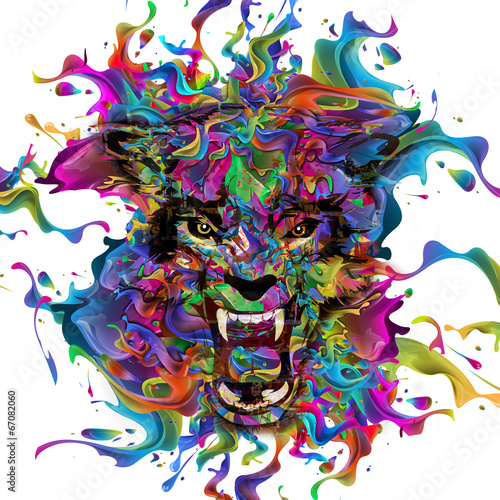 яркий абстрактный  фон