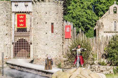 Quadro em tela La légende du Roi Arthur et des Chevaliers de la Table Ronde du Puy du Fou