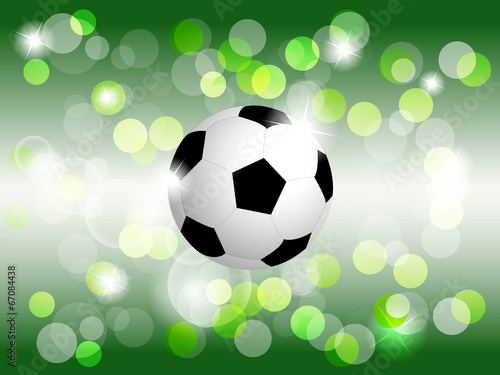 Soccer/football ball vector background