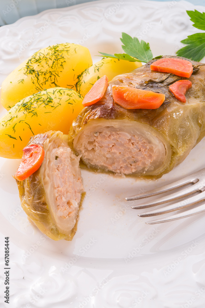 baked cabbage rolls