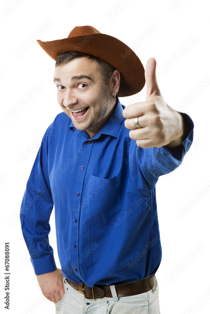 Happy Cowboy like thumb up Happy Cowboy like thumb up