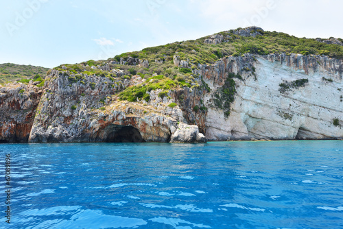 Zakynthos island at the ionian sea in Greece