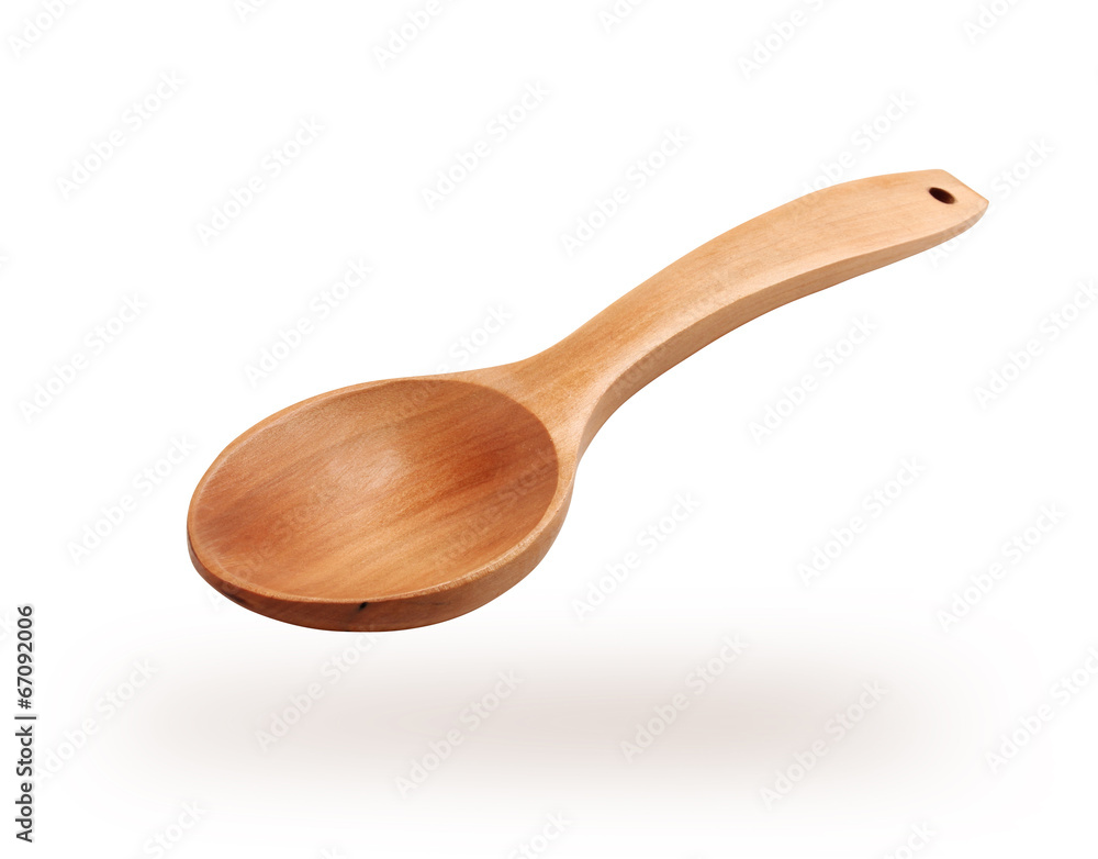 Wooden spoon with clipping path Wooden spoon with clipping path