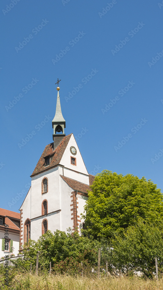 Basel, Stadt, St. Chrischona, Kirche, Sommer, Schweiz
