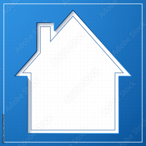 Abstract house background. Blueprint concept