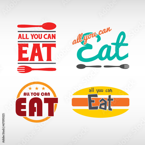 all you can eat logos