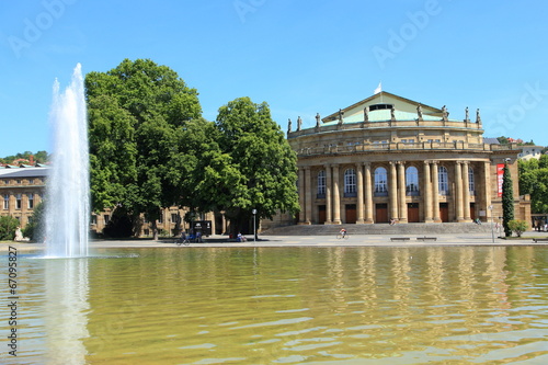 Stuttgart, Opernhaus (Sommer 2014)