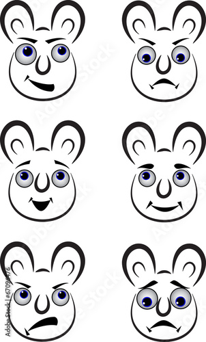 Set of eyes
