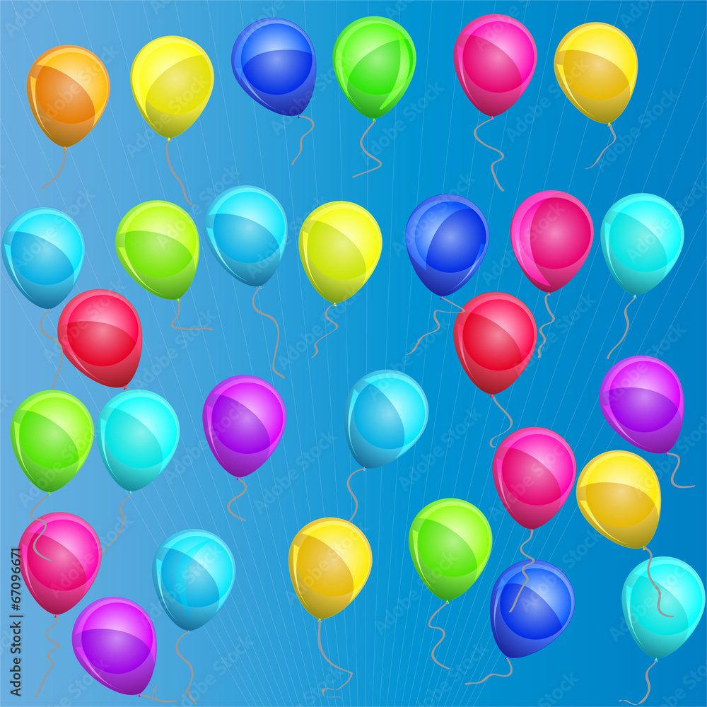 multicolored balloons multicolored balloons