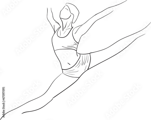 Silhouette of dancer