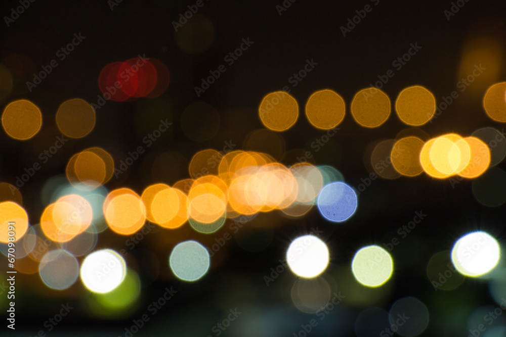 Fototapeta premium Abstract circular bokeh background