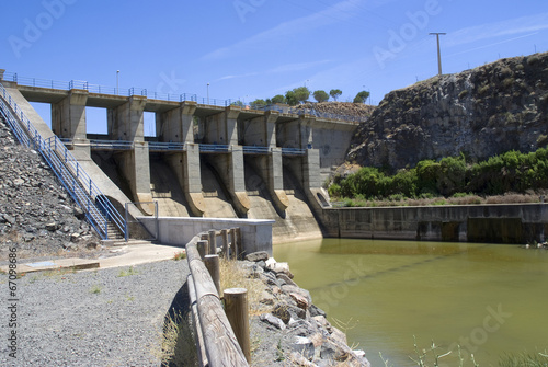 Vega Dam Jabalón, Aldea del Rey, Ciudad Real reservoir.