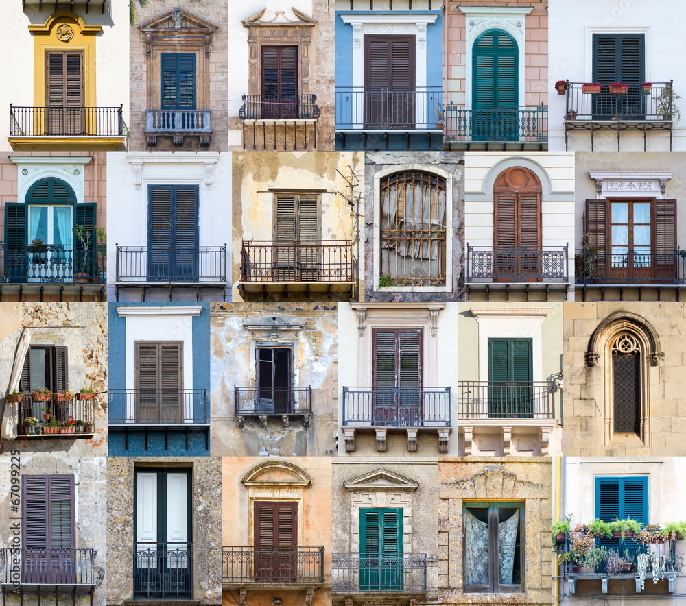 Windows from Sicily