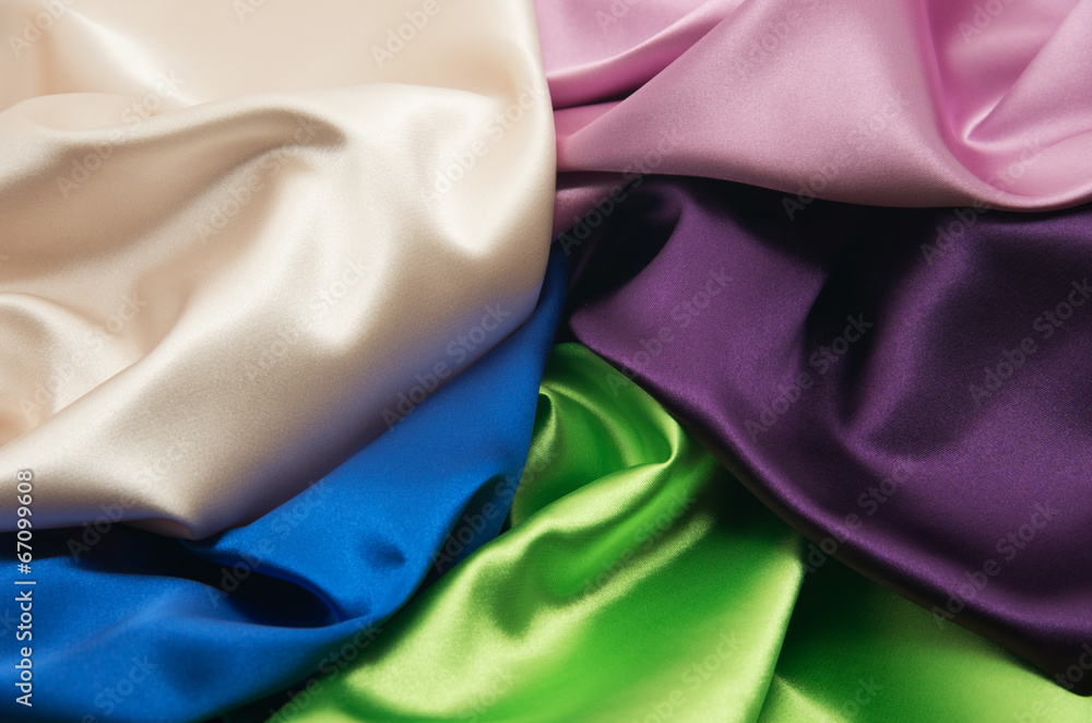 colored satin colored satin
