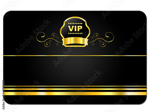 Membership Card Represents Very Important Person And Club