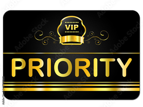 Membership Card Indicates Very Important Person And Preference