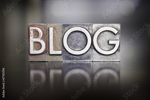 Blog Letterpress Type