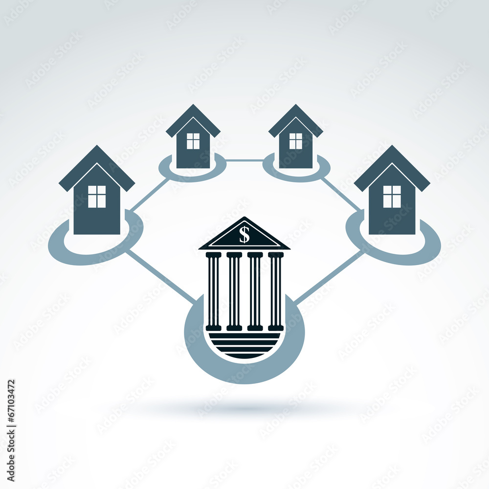 Bank and invest and credit customers, real estate crediting and Bank and invest and credit customers, real estate crediting and