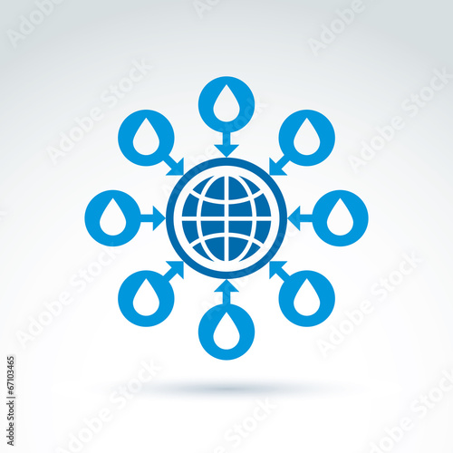 Water system conceptual sym...
