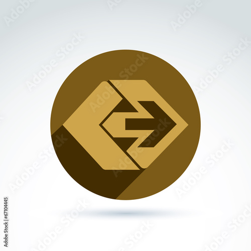 Geometric abstract symbol w...