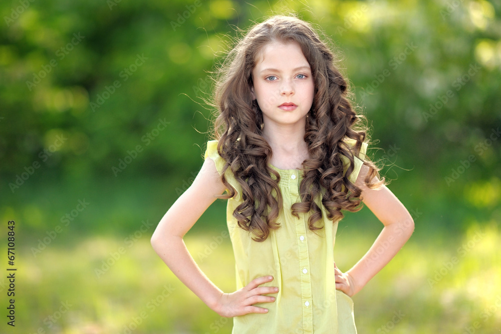 portrait of a beautiful fashion little girl portrait of a beautiful fashion little girl