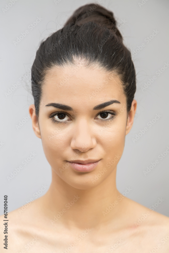 Portrait of the pretty young woman Portrait of the pretty young woman