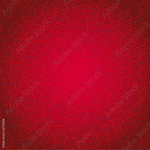 Oriental Chinese seamless pattern background with frame