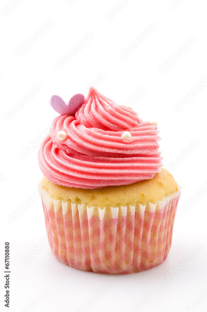 Vanilla cupcakes isolated white background Vanilla cupcakes isolated white background
