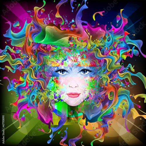 яркий абстрактный  фон