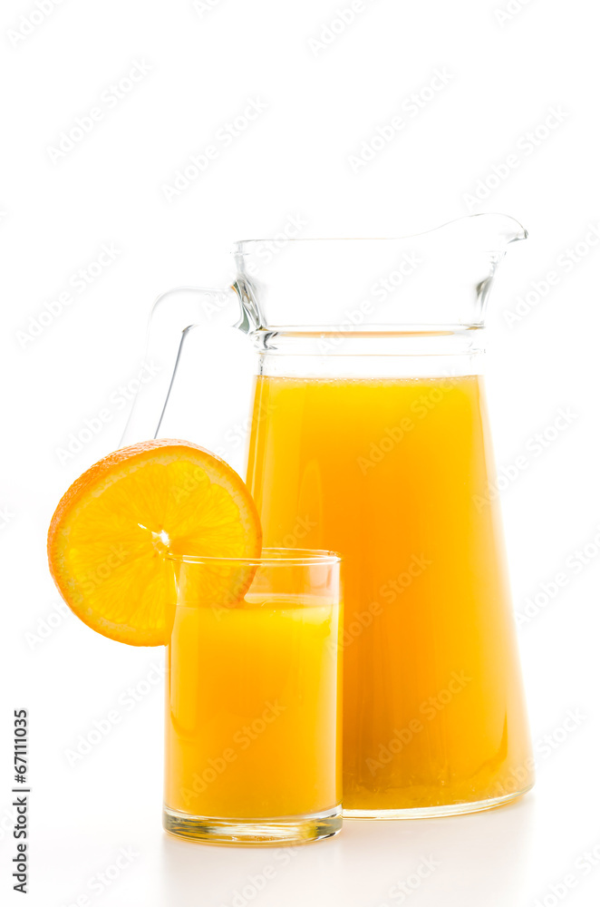 Orange juice glass Orange juice glass