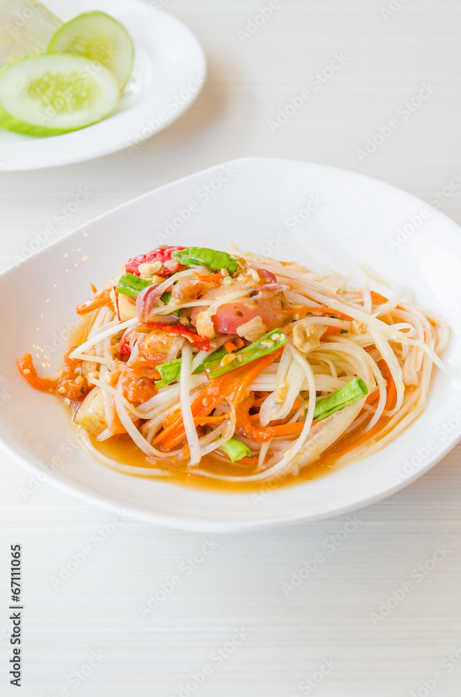 green papaya salad