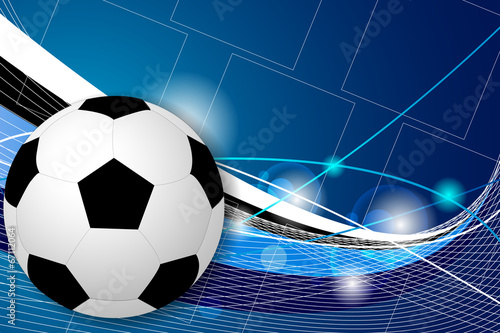 Soccer/football ball vector background