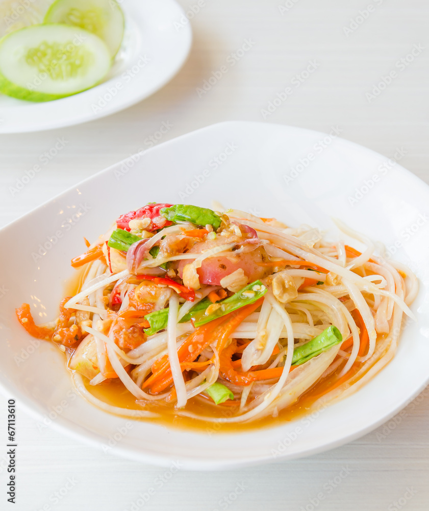 green papaya salad