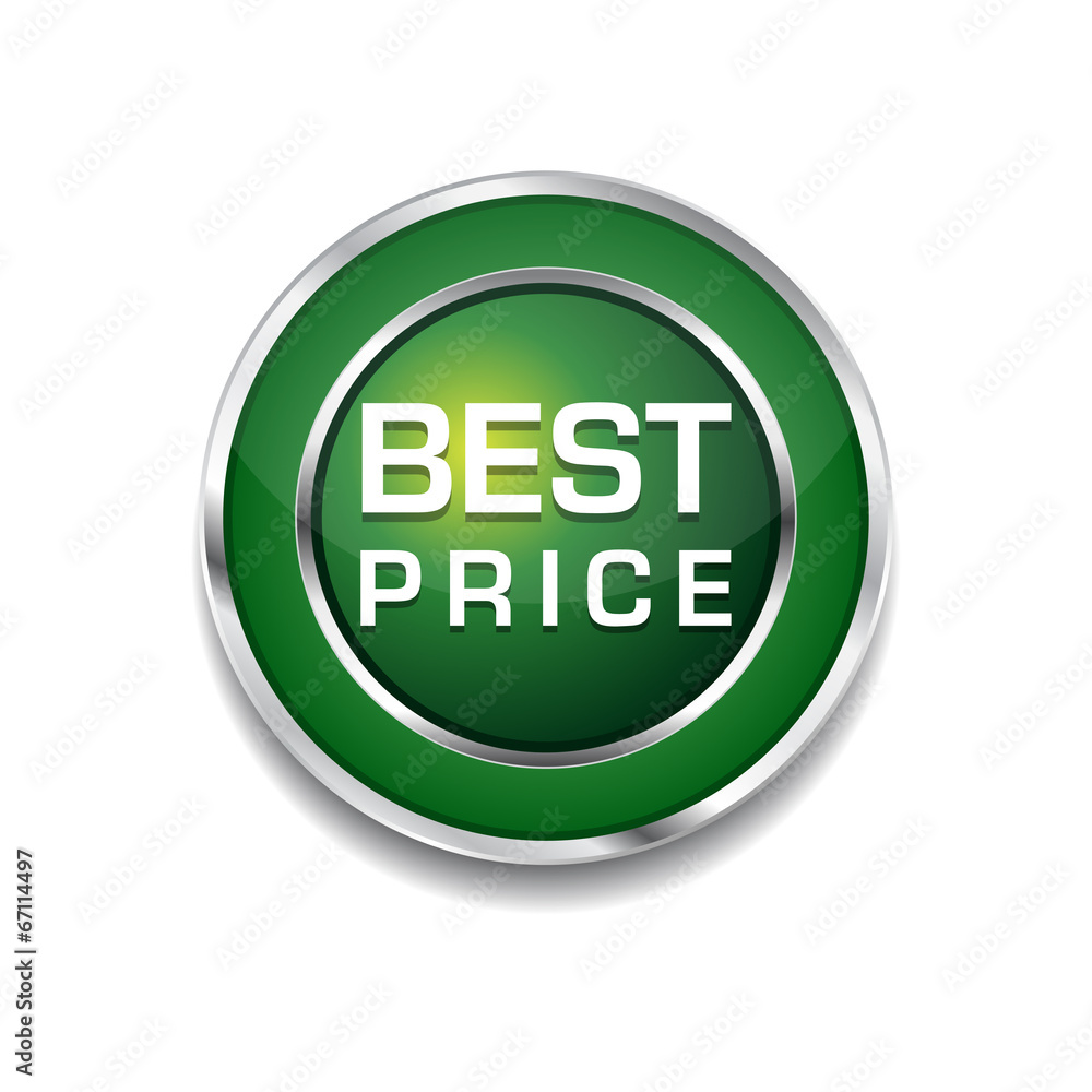 Best Price Glossy Shiny Circular Vector Button Best Price Glossy Shiny Circular Vector Button