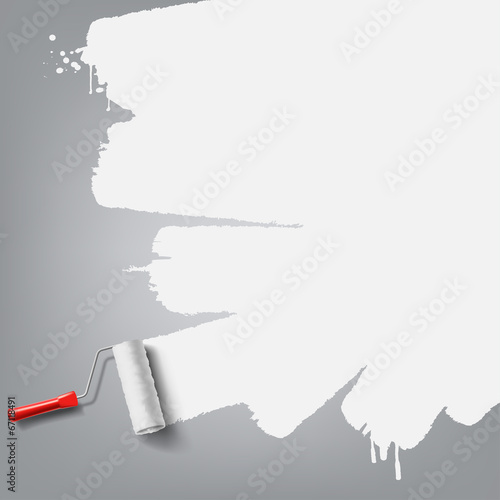 roller brush background