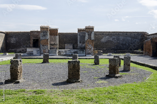 Pompeii ruins in Italy