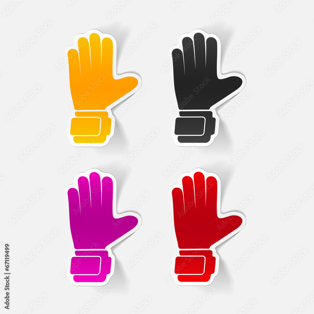 Obraz premium realistic design element: gloves