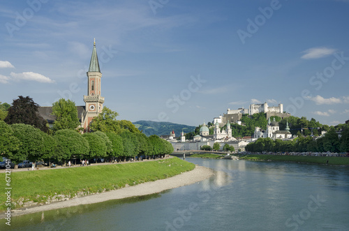 Salzburg City Historic Center And Evangelical Christ Church