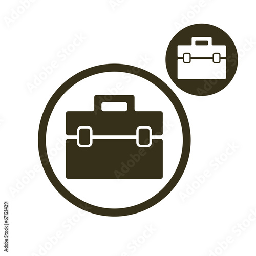 Briefcase vector simple sin...