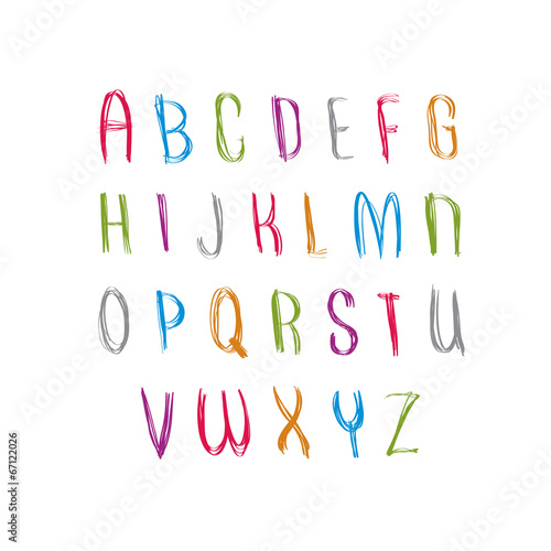 Hand written fresh vector f...