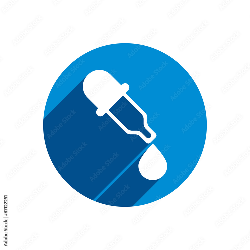 Dropper vector icon, medical pipette, eyedropper. Dropper vector icon, medical pipette, eyedropper.
